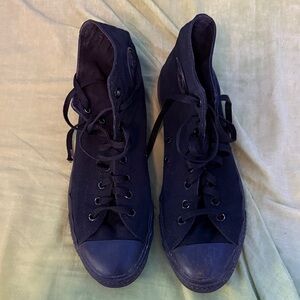 Converse - 2000s Black Monochrome High Tops